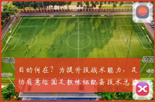 目的何在？为提升技战术能力，足协有意给国足教练组配备技术总监